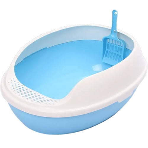 Semi closed cat litter box with filter Net