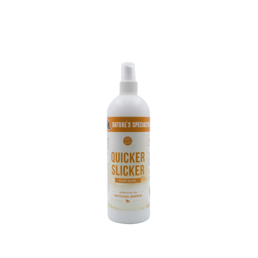 Natures Specialties Quicker Slicker Ready-To-Use Detangling and Conditioning Spray For Dogs And Cats – 473ml / 16Oz