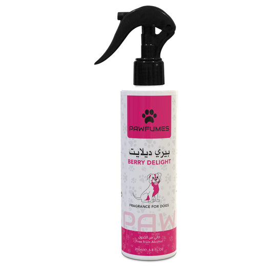 PAWFUMES FRAGRANCE FOR DOGS AND CATS-BERRY DELIGHT-200ml