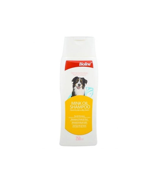 Bioline Mink Oil Dog Shampoo 250ml