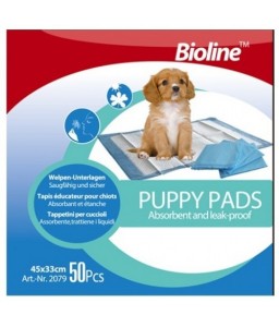 Bioline Puppy Pads 45 X 33cm - 50Pcs