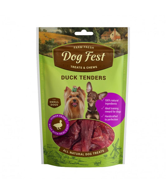 Dog Fest Duck Tenders For Mini-Dogs - 55g (1.94oz)