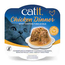 Catit Chicken Dinner, Tuna & Kale 80 g, 6pcs/box