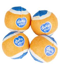 Duvo+ Tennisball Dog & Cat Orange/Blue S