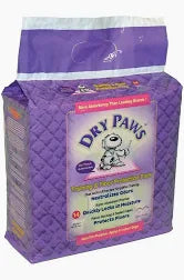 Dry Paws Training and Floor Protection Pad 14 Pieces Purple 58x61centimeter