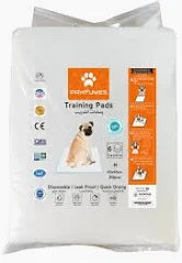 PAWFUMES Disposable Dog Training Pads 60x45 cm, 20 pcs