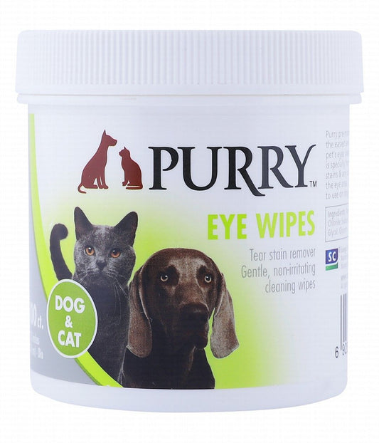 Purry Eye Wipes For Dogs And Cat-100 pcs