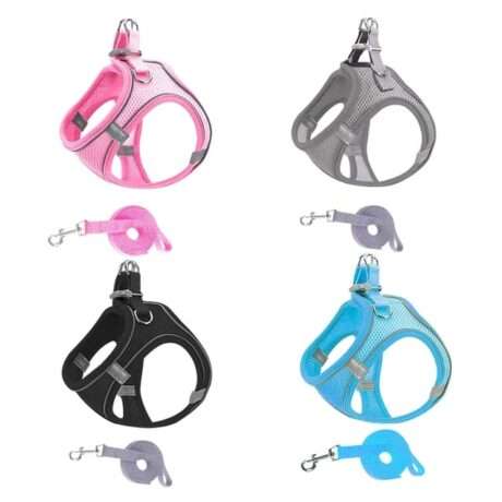 SAAS PET MESH HARNESS + LEASH